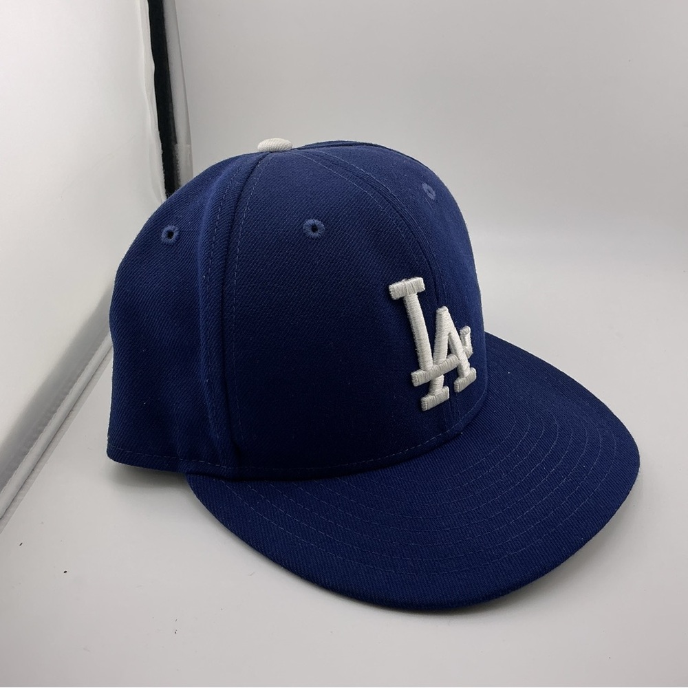 Vintage New Era 59FIFTY LA Dodgers Fitted Hat Size 7 1/4